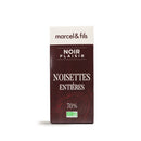 Tablette de chocolat noir - 70% Noisettes entières