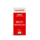 Tablette de chocolat Noir et biscuit croustillant